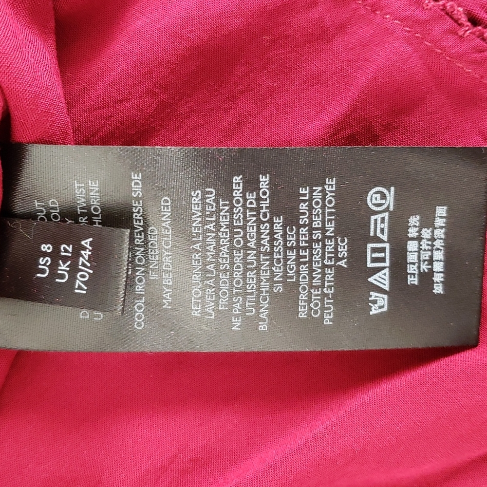Anthropologie Monte Raspberry Velvet Mini Skirt - Picture 6 of 16